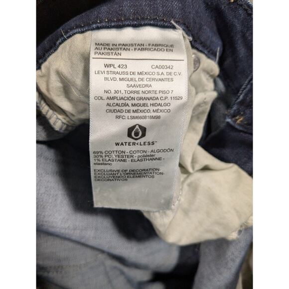 Levis High Rise 3" Shorts Womens 14/32 (Fits 33x3) Simply Stretch Comfort Roll - Picture 10 of 13